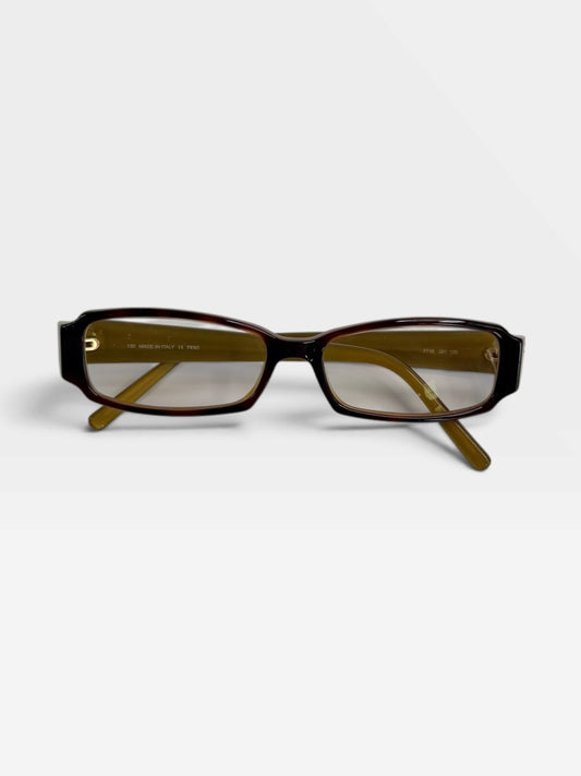 BROWN FENDI GLASSES