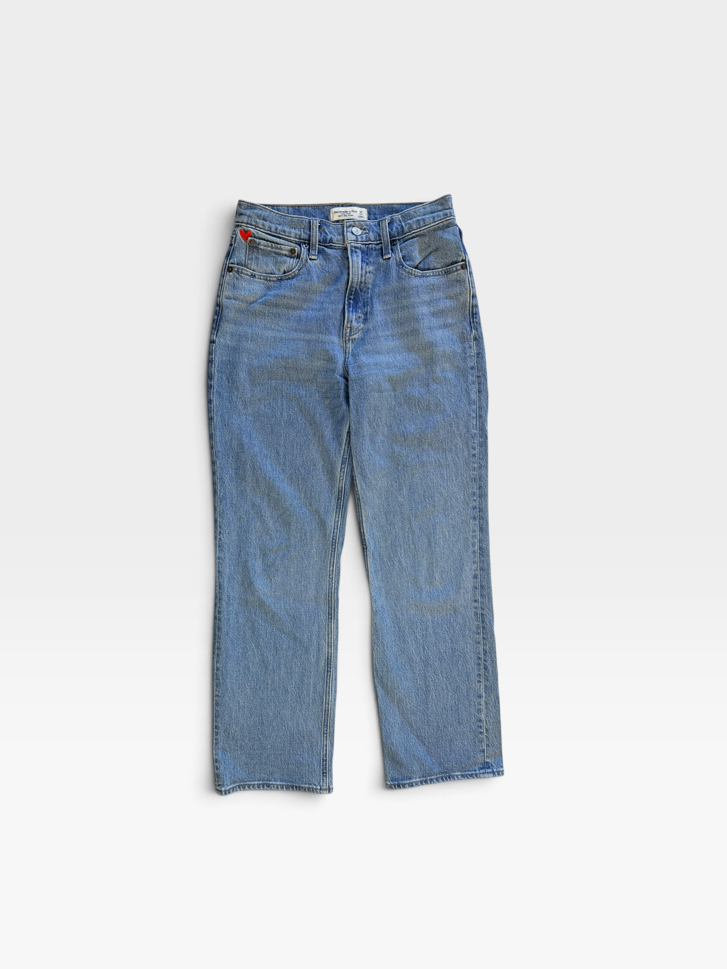 DENIM ABERCROMBIE HIGH RISE 90'S JEANS 27