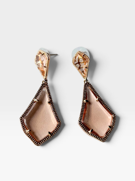 ROSE GOLD KENDRA SCOTT EARRINGS