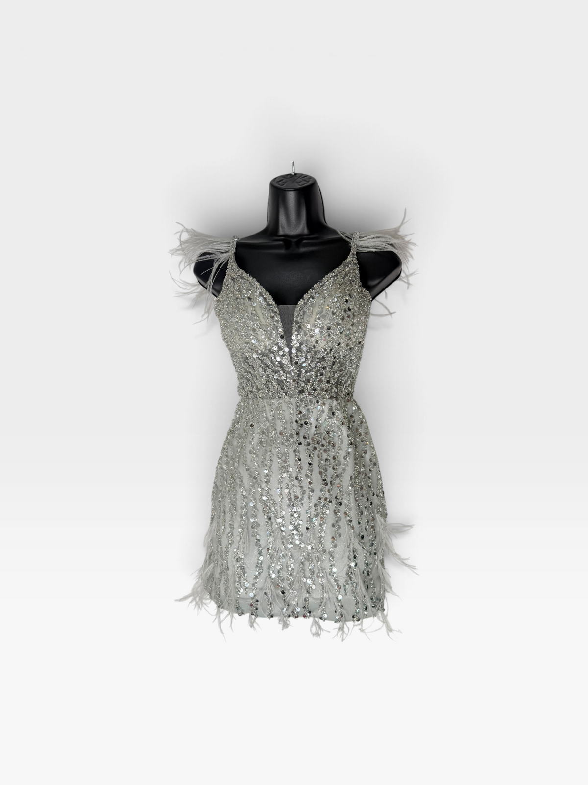 SILVER SEQUIN GB DRESS (ORG. $269) 1