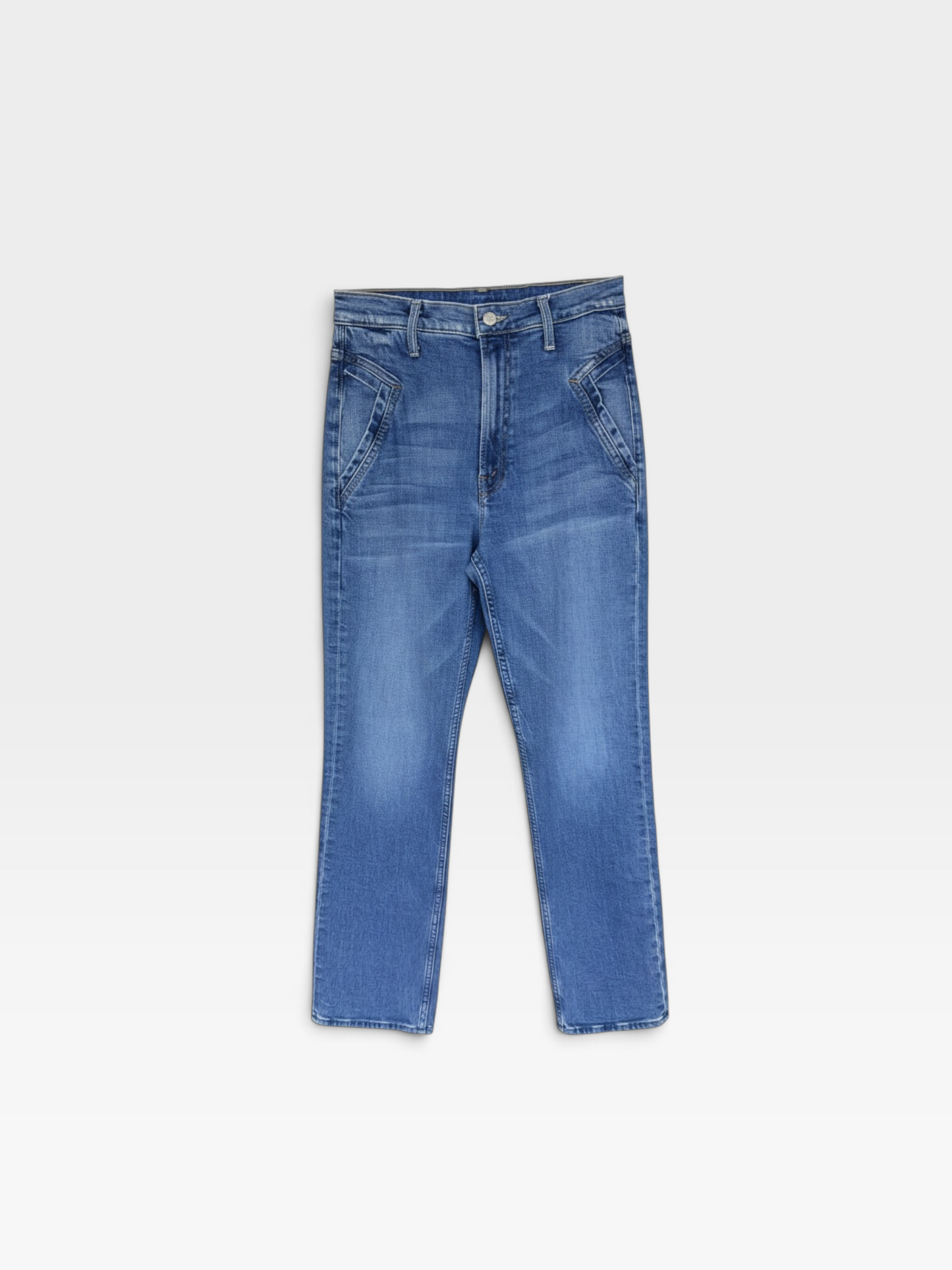 DENIM MOTHER SUPERIOR TRIANGLE SMARTY JEANS (ORG. $308) 28