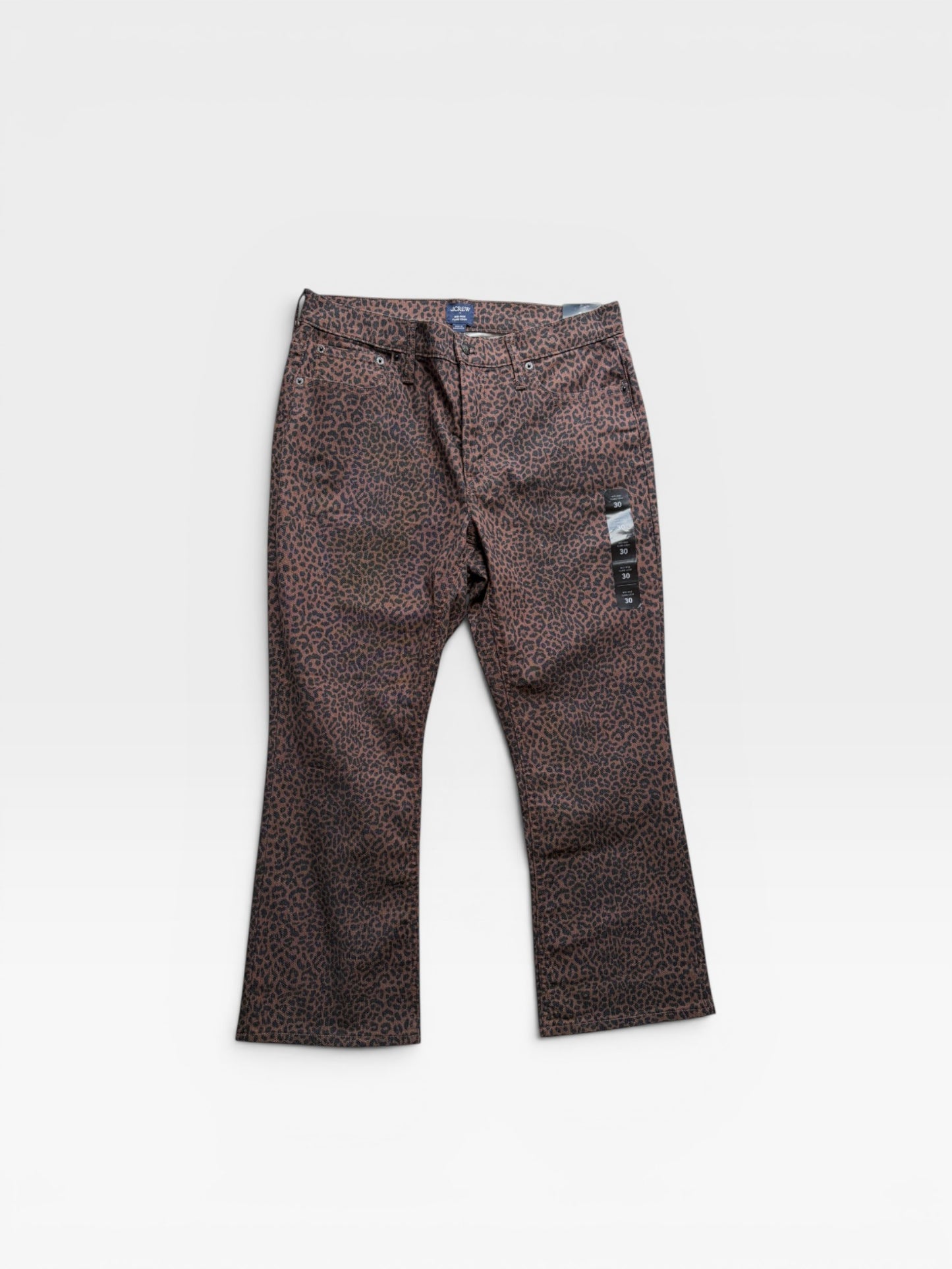 CHEETAH J.CREW PANTS (NWT) 30