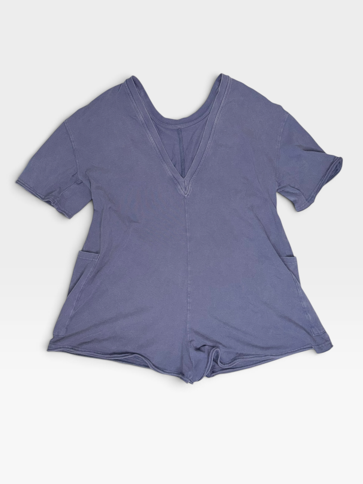 MIDNIIGHT NAVY HOT SHOT TEE ROMPER XS
