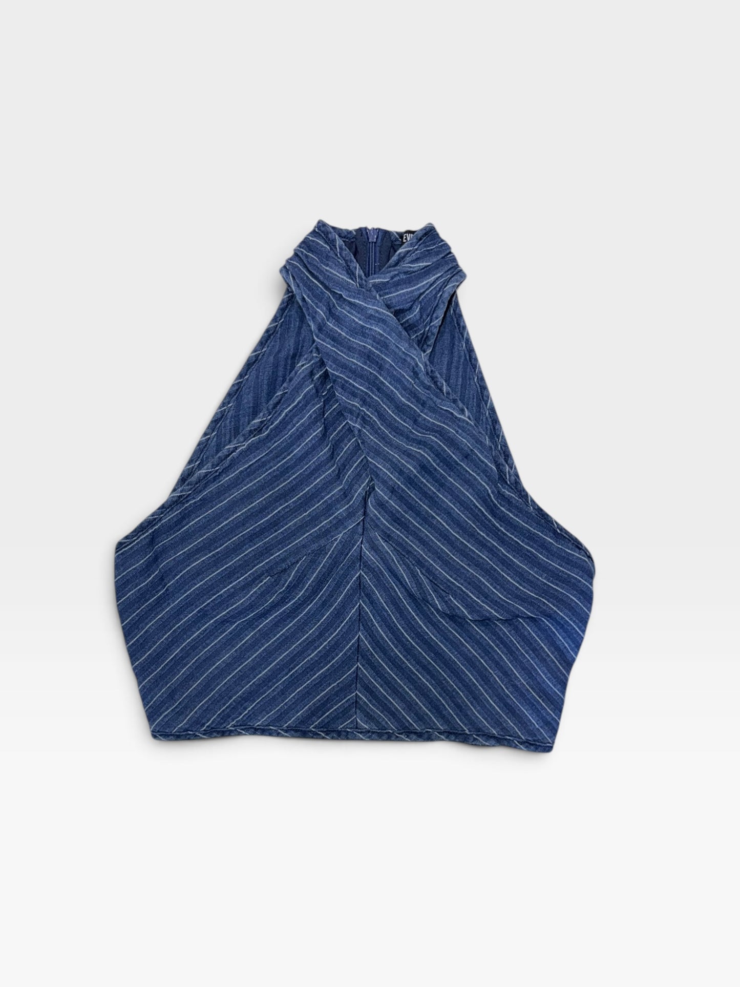 BLUE/WHITE STEVE MADDEN WINNIE TOP (ORG. $69) M