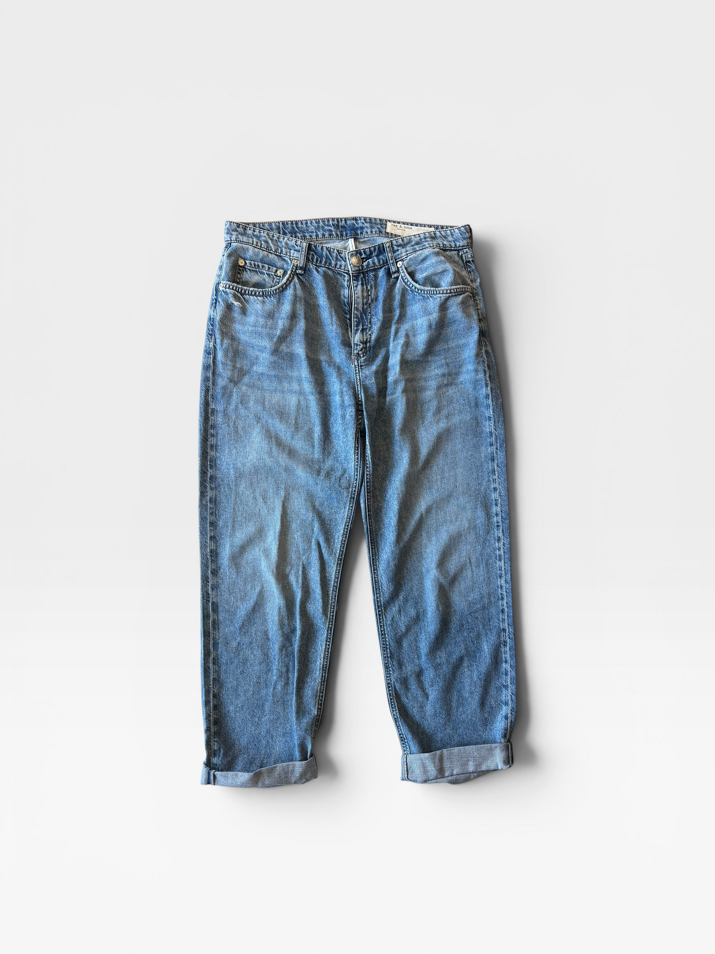 DENIM RAG & BONE DRE LOW RISE BAGGY BOYFRIEND JEANS (ORG. $2