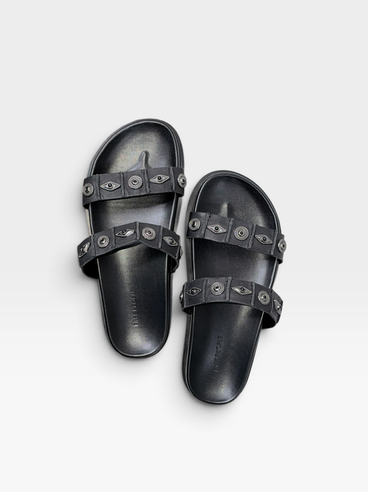 BLACK FREE PEOPLE SANDALS 9