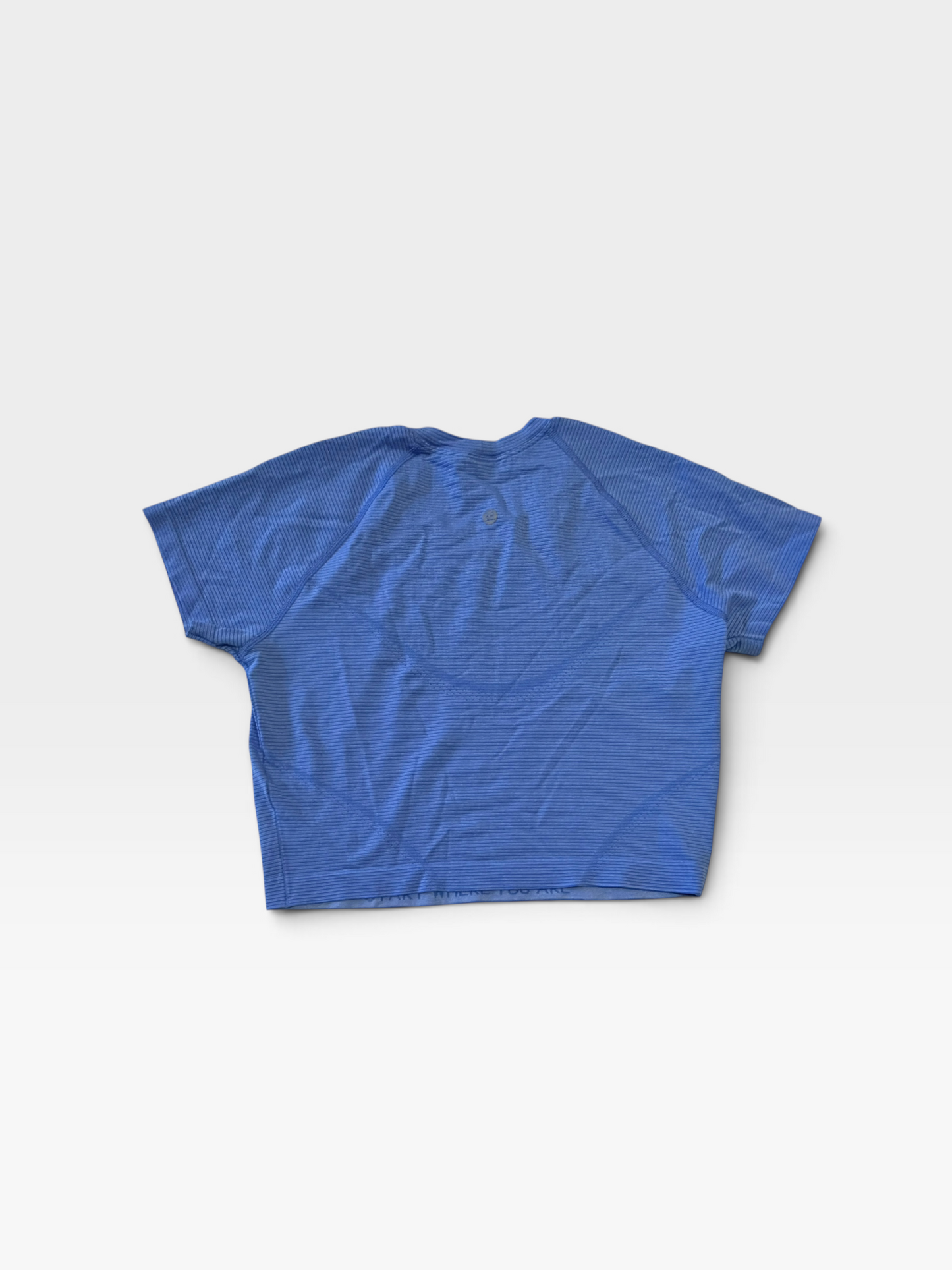 BLUE LULULEMON CROPPED TOP 8