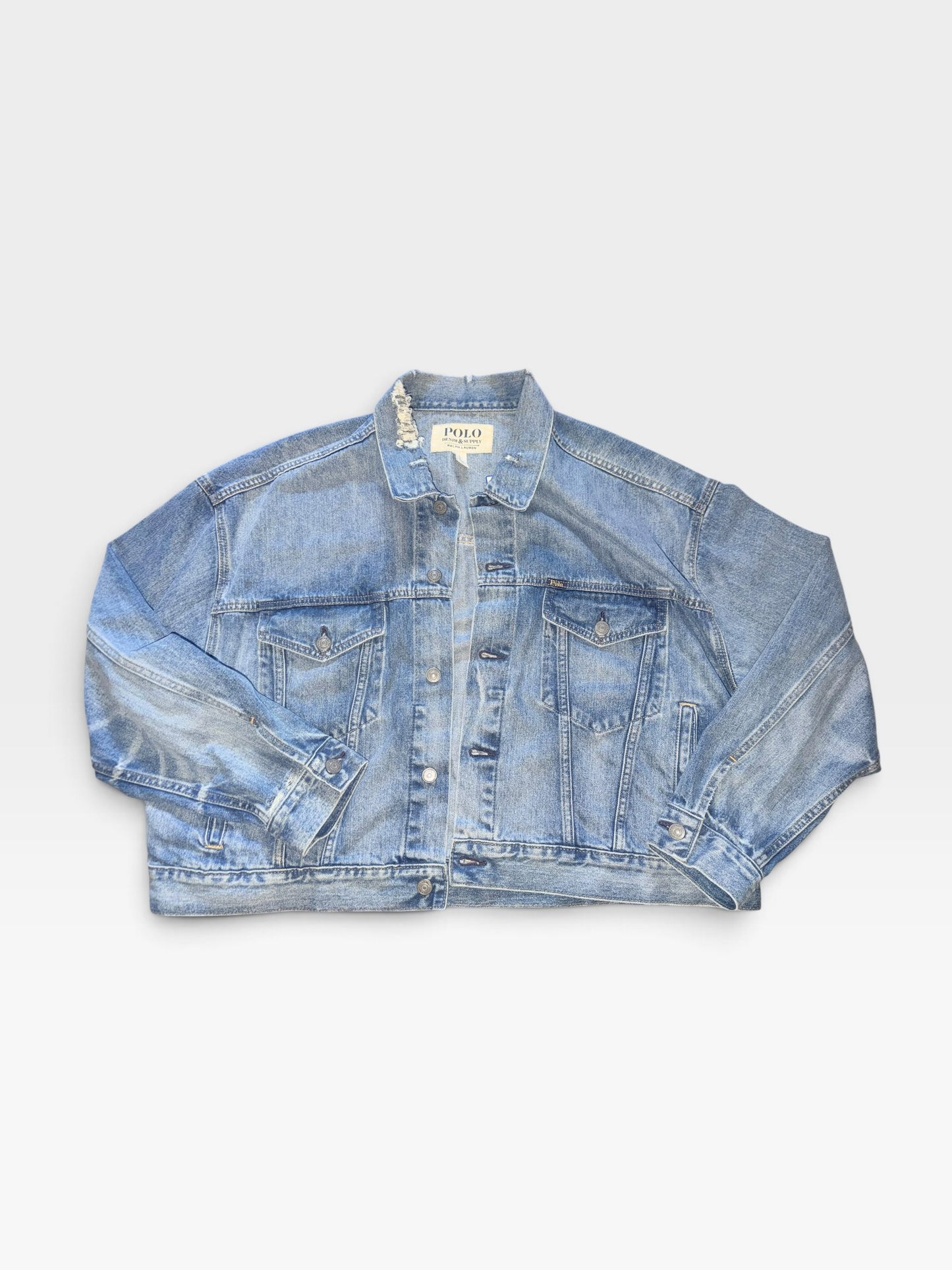 DENIM POLO RALPH LAUREN JACKET L