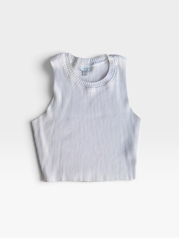 WHITE TOP SHOP TANK 10