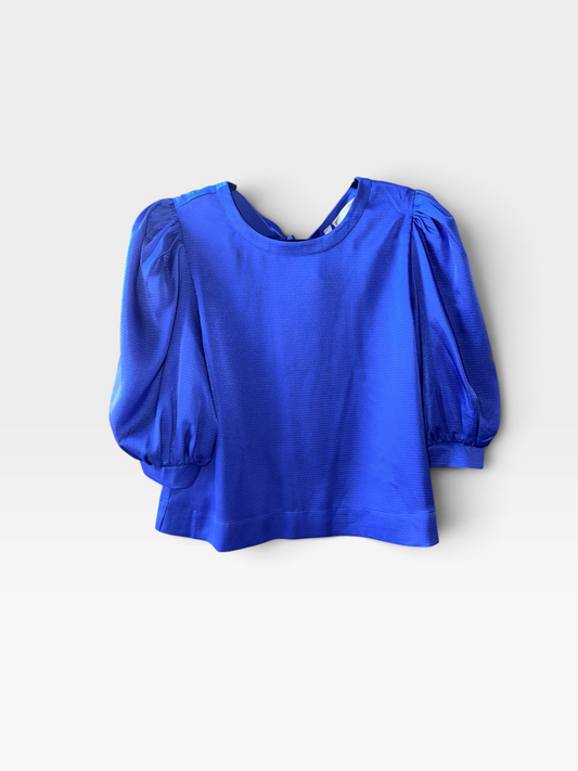 BLUE EMILY MCCARTHY TOP (NWT $210) S