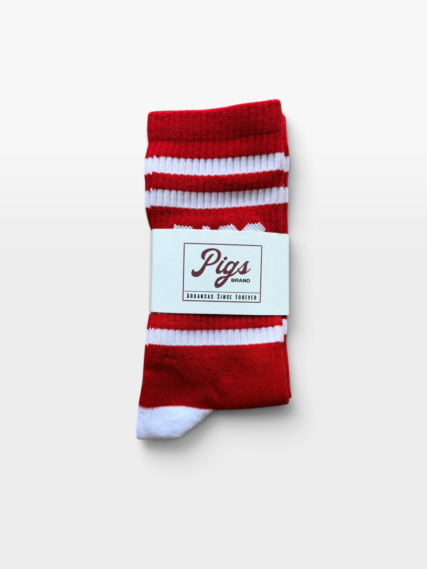 RED PIGS BRAND SOCKS "PIGS" NEW