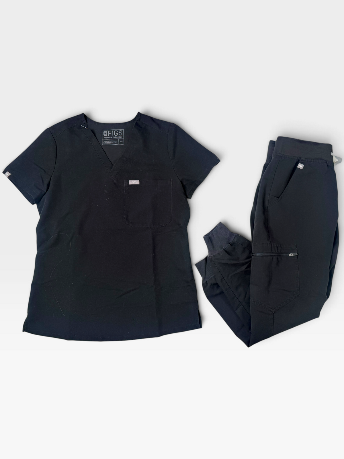 BLACK FIGS JOGGERS SCRUB SET XS