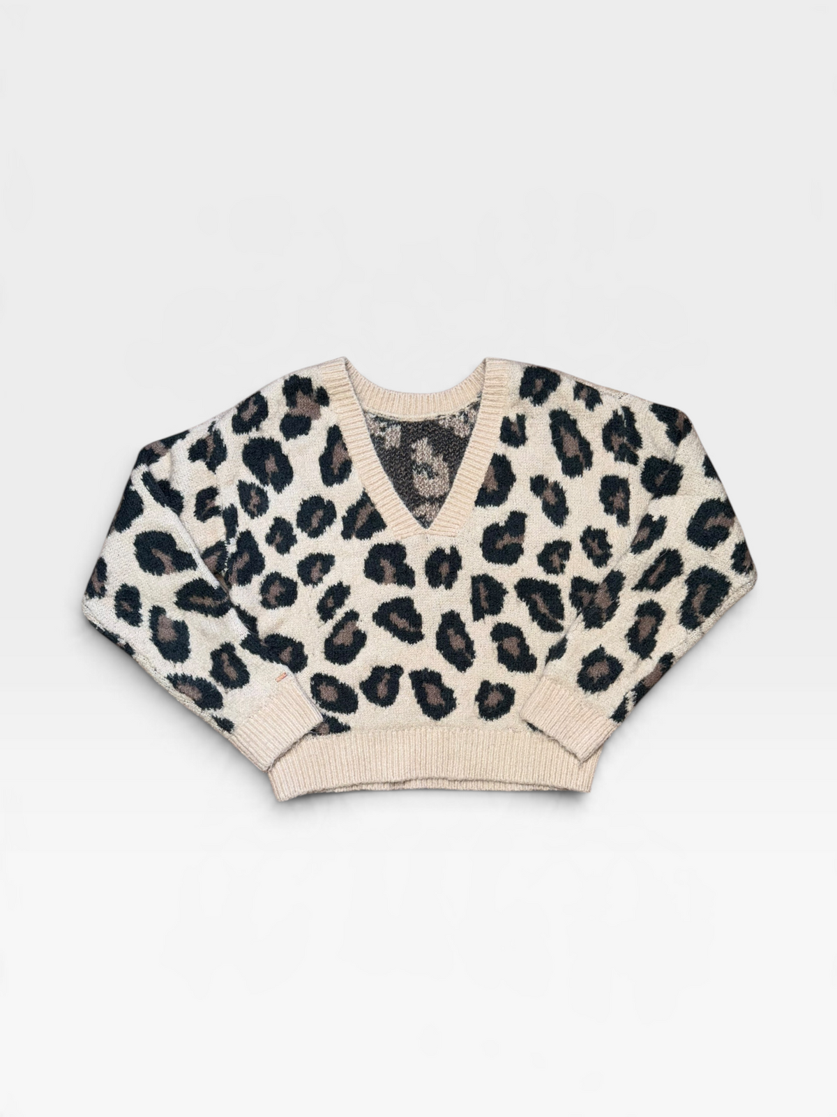 CHEETAH PRINT PINK BY VICTORIA'S SECRET SWEATER | M