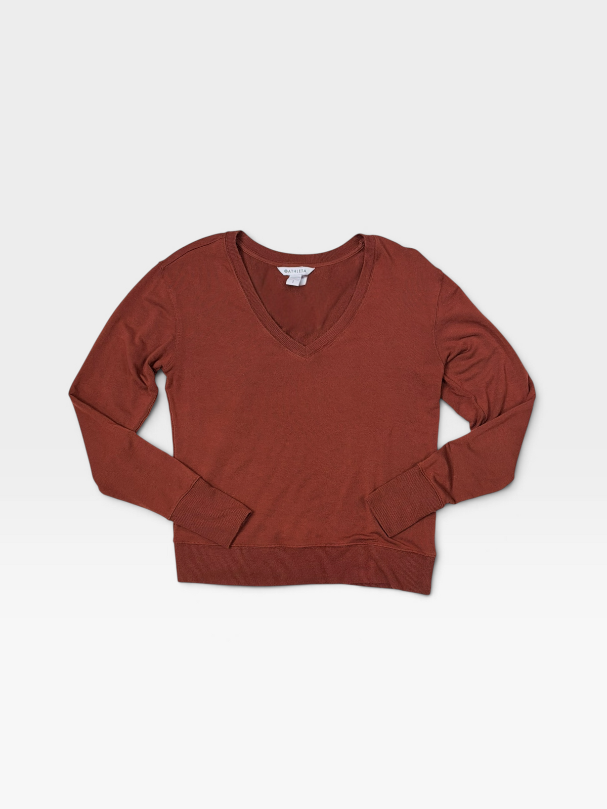 BROWN ATHLETA TOP S