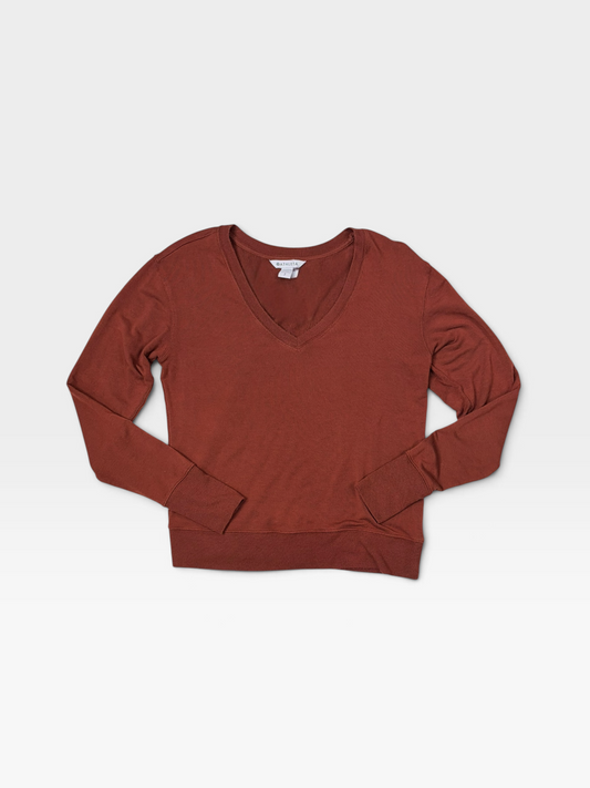 BROWN ATHLETA TOP S