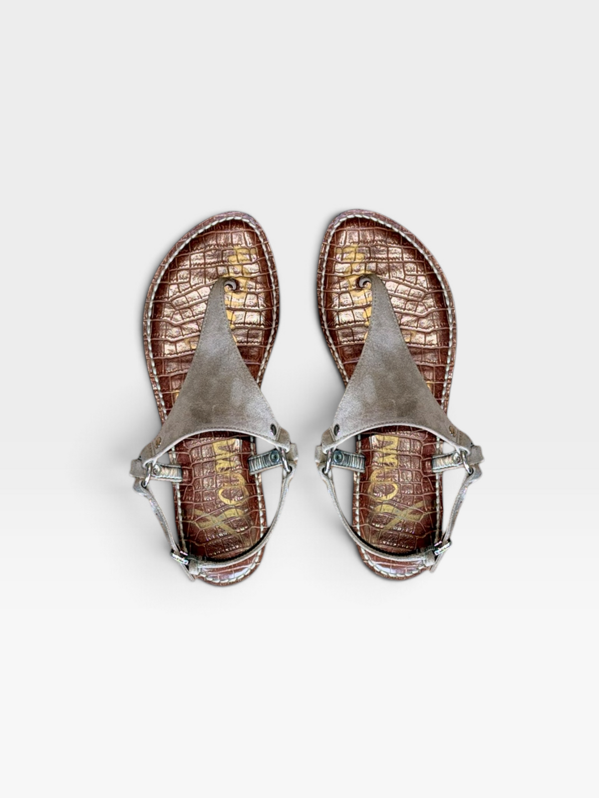 TAUPE SAM EDDLEMAN SANDALS 7