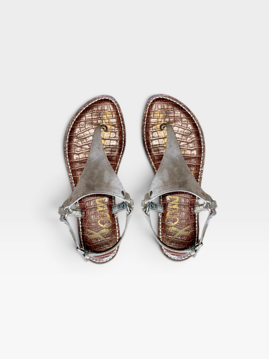 TAUPE SAM EDDLEMAN SANDALS 7
