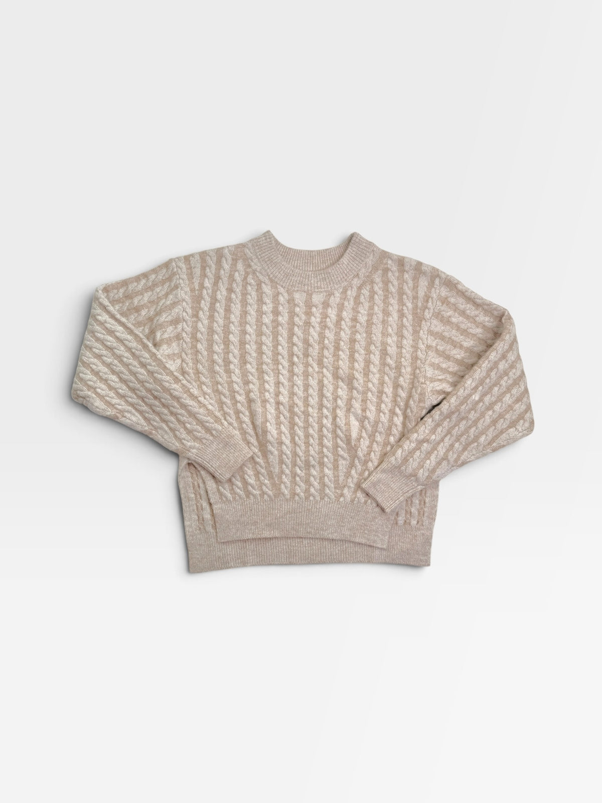 TAN THE NORMAL BRAND CABLE KNIT (NWT $128) | XS