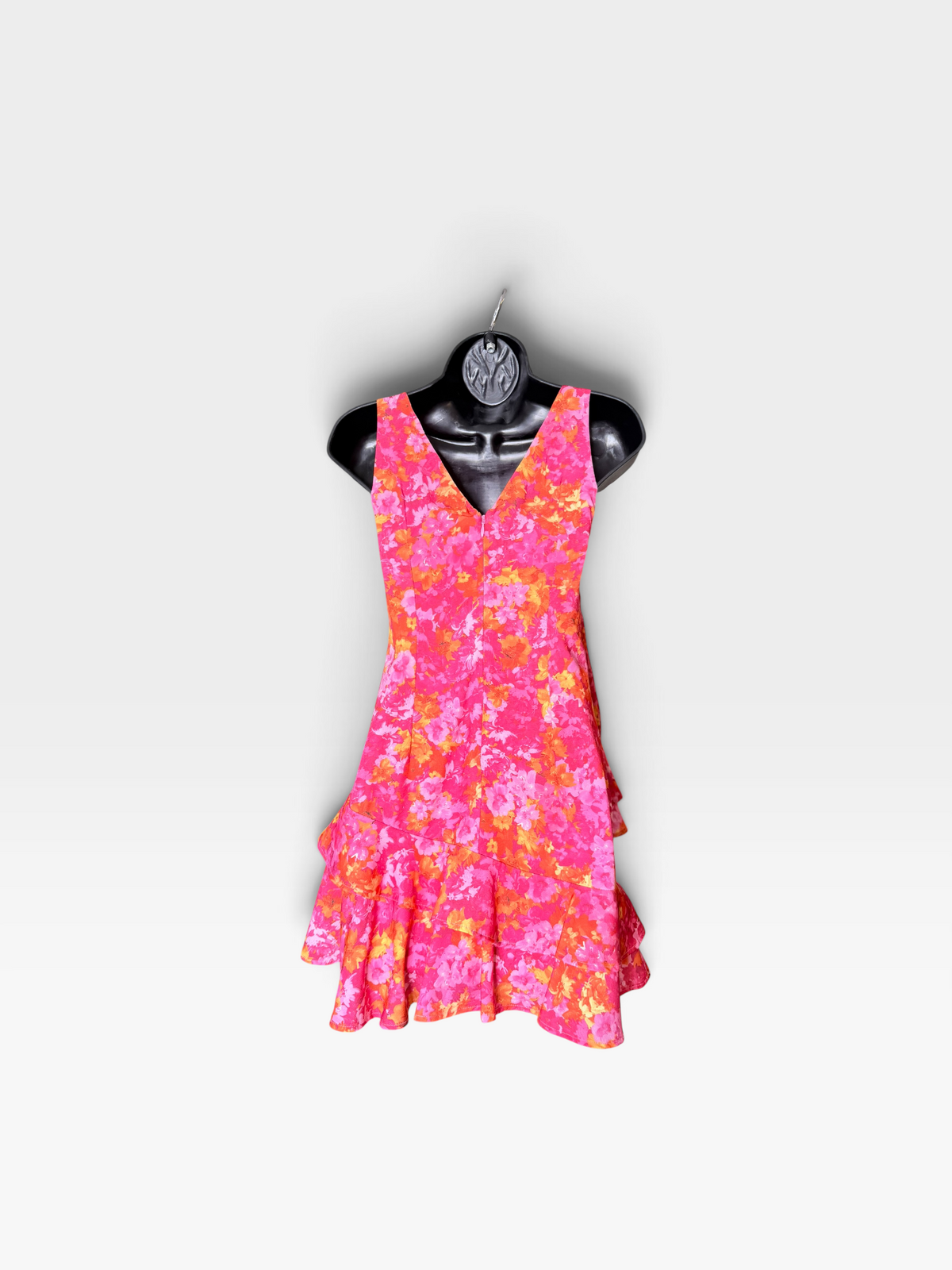 PINK, ORANGE & YELLOW HELLO MOLLY DRESS XS