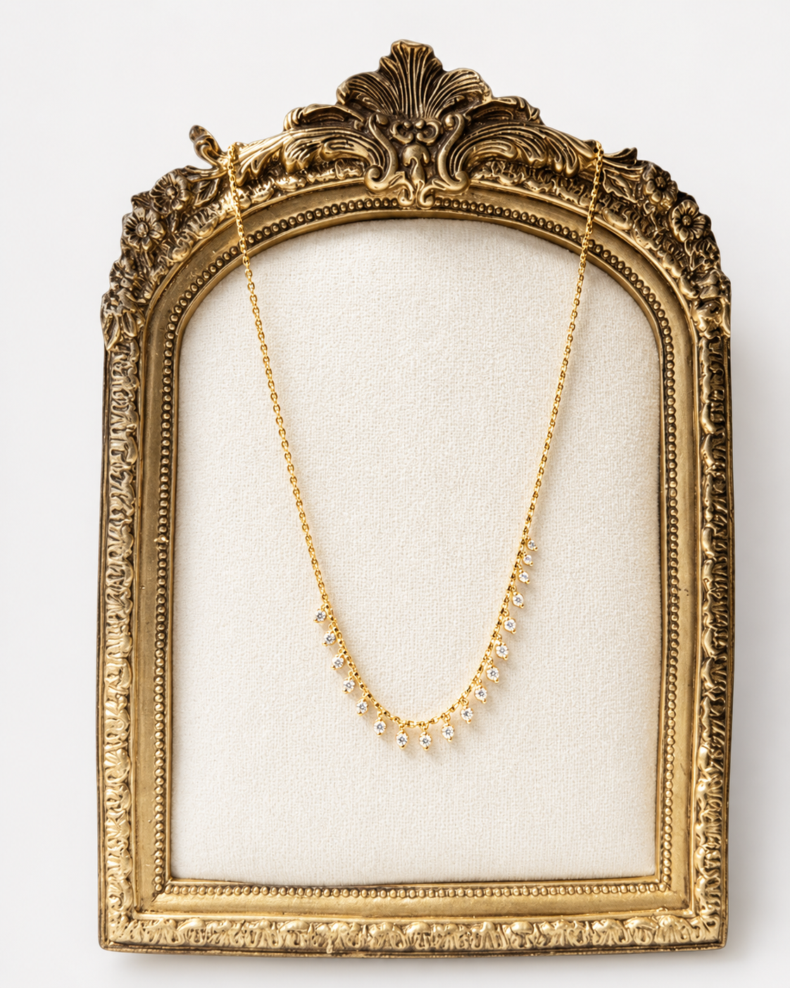 ZIRCON CHARM NECKLACE
