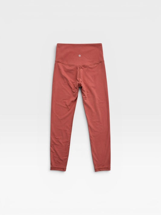 ORANGE LULULEMON CROP LEGGINGS 4