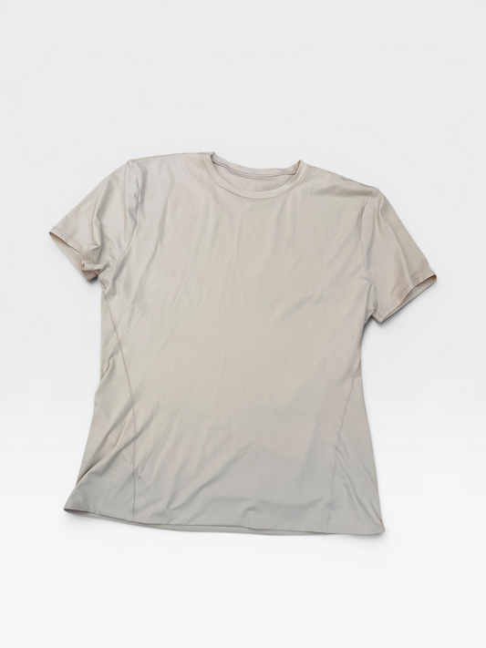 TAN LULULEMON TSHIRT XL