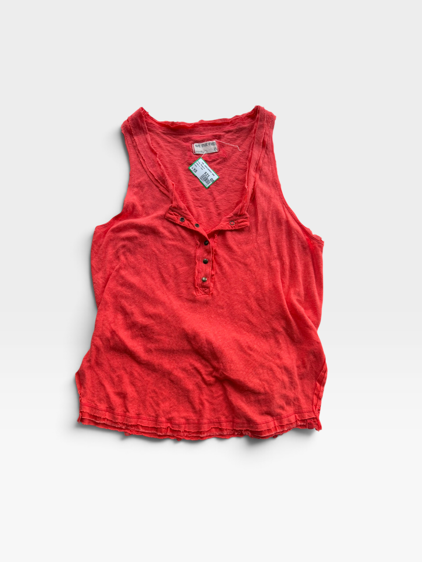 CORAL FREE PEOPLE TANK XS