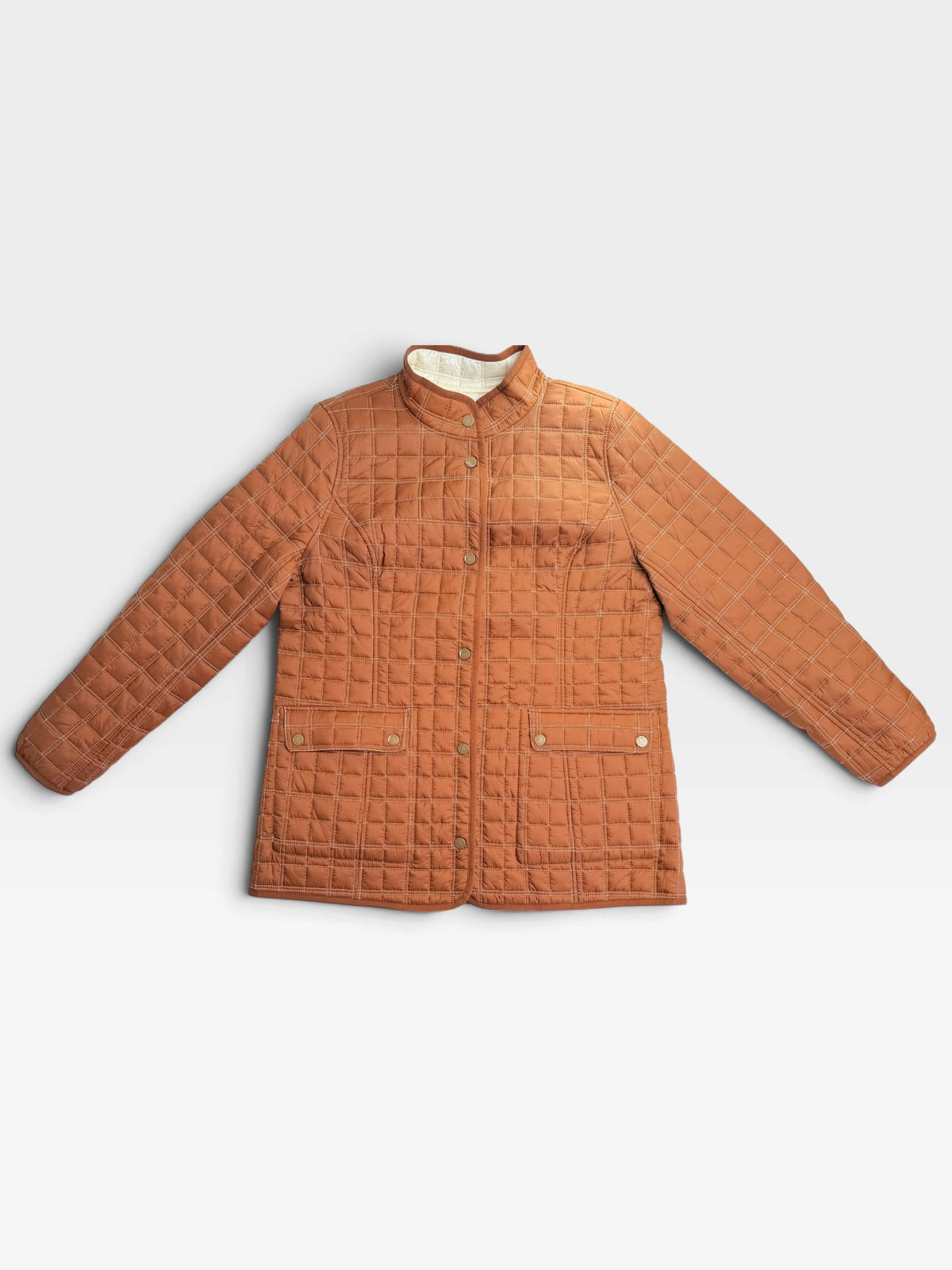 BROWN/TAN JOAN RIVERS REVERSIBLE JACKET | M