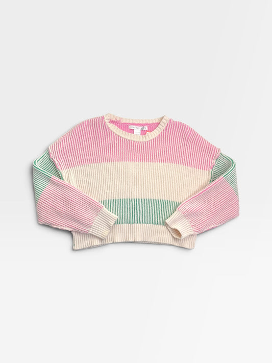CREAM/PINK/GREEN ALTARD STATE SWEATER S
