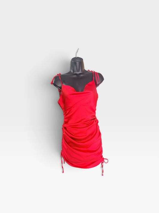 RED LULUS DRESS S