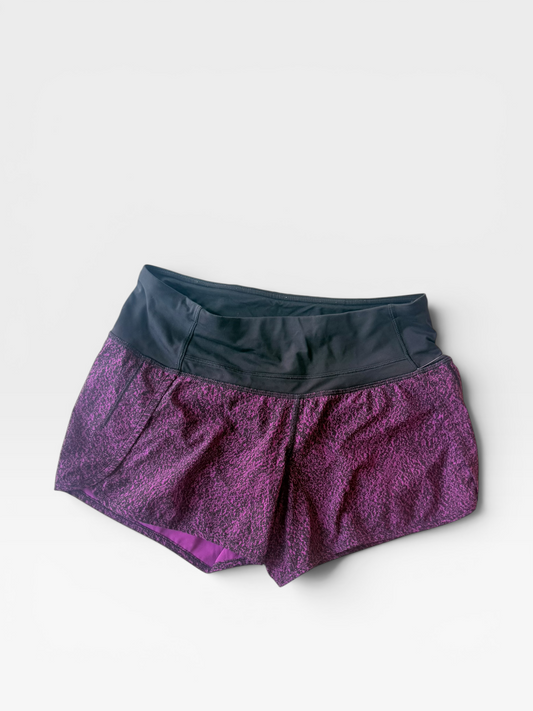 PURPLE LULULEMON SHORTS 2