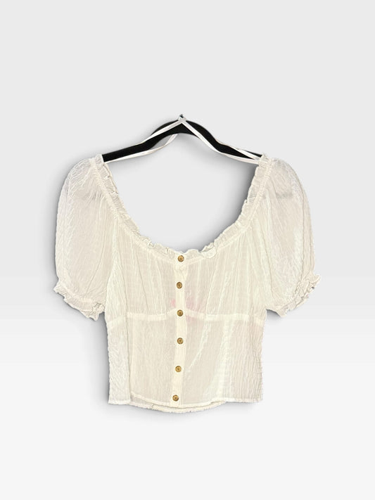 WHITE LOUNA TOP M