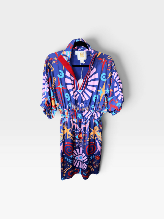 EMILY MCCARTHY PALMER DRESS (NWT $268) M