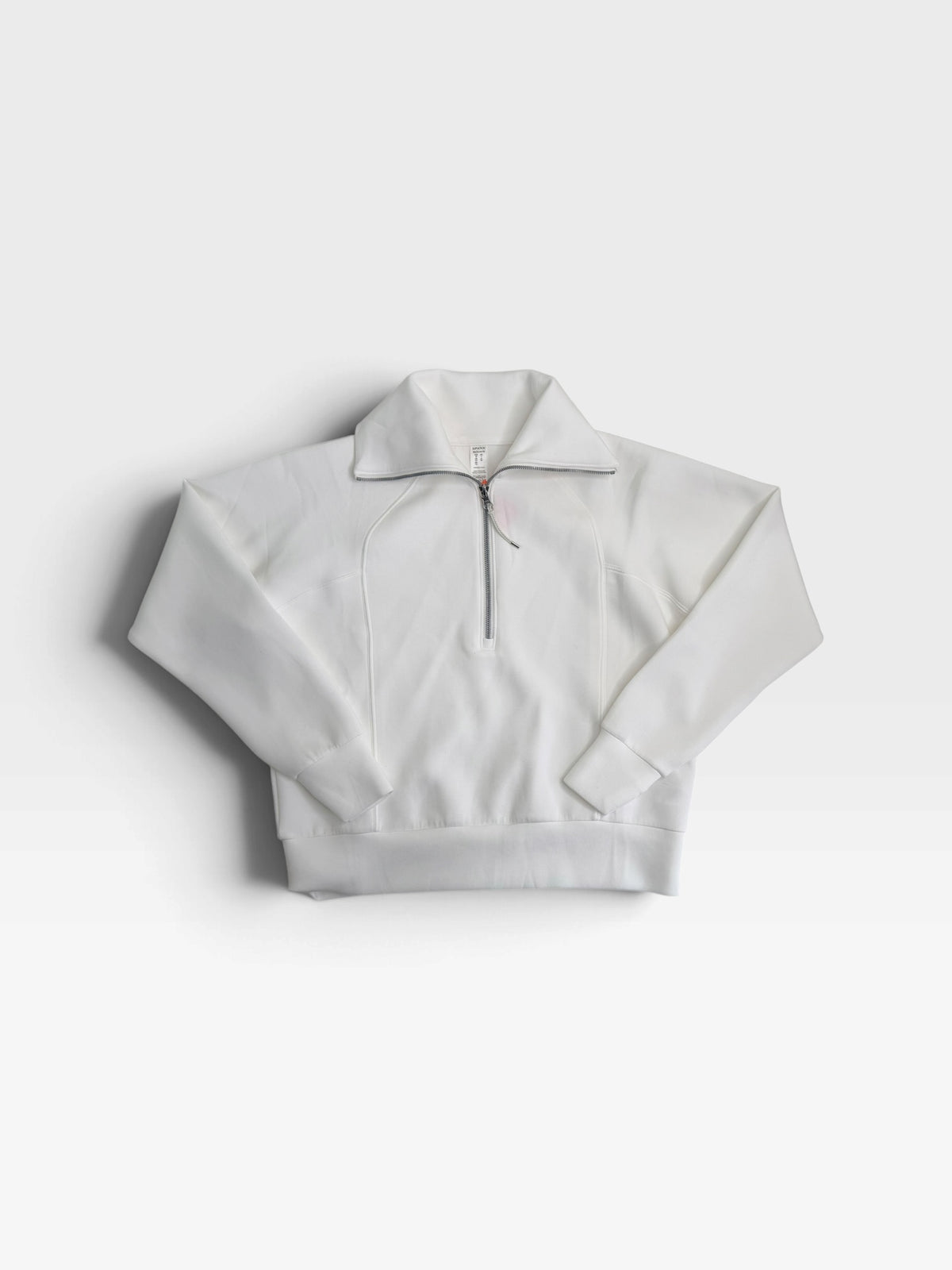 WHITE SPANX PULLOVER (ORG. $128) XS