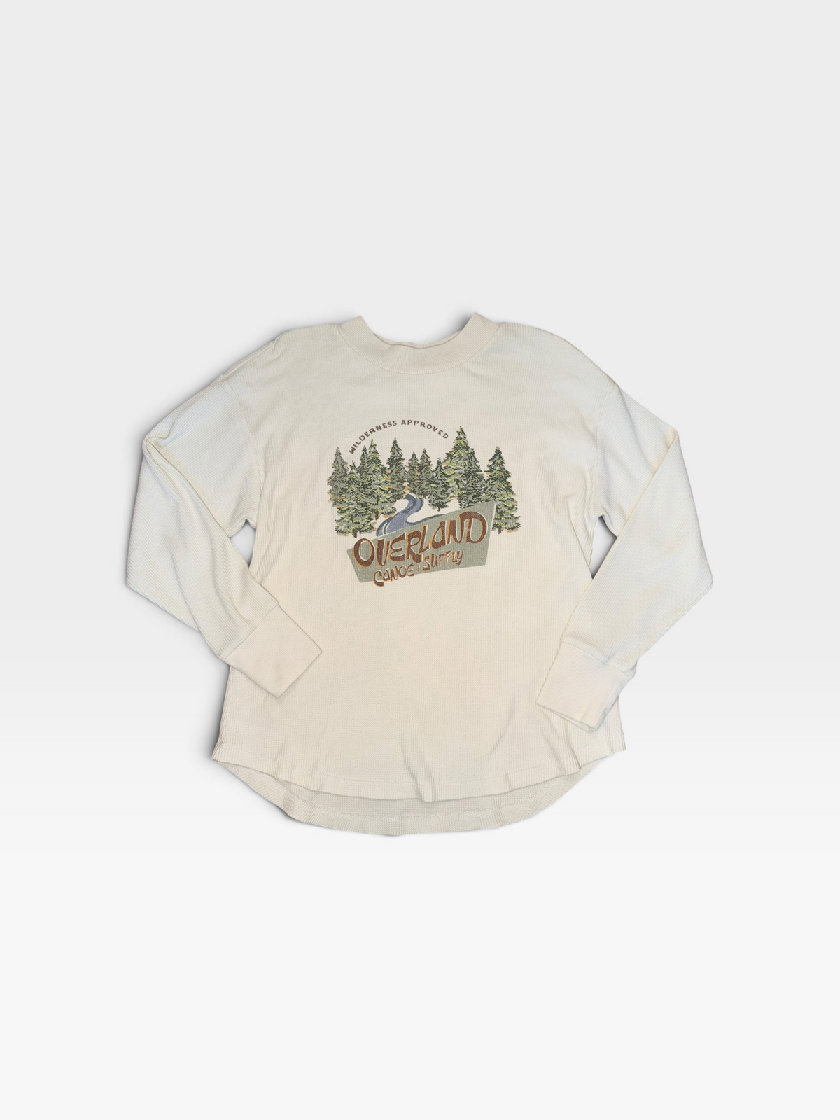 BEIGE SONOMA LONGSLEEVE TOP M