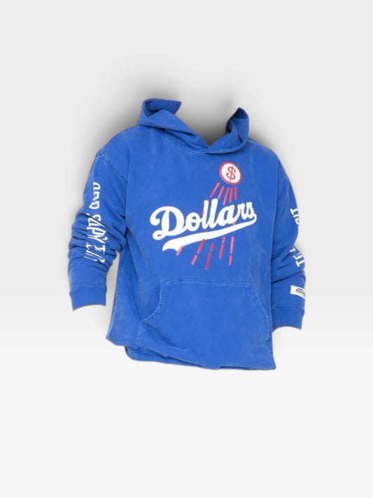 BLUE CLONEY DOLLARS HOODIE (ORG. $329) | M