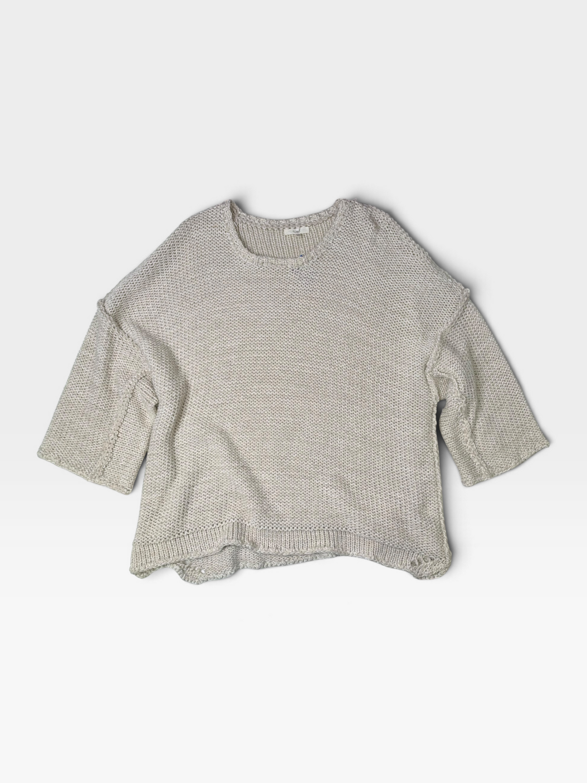 TAUPE EASEL SWEATER S/M