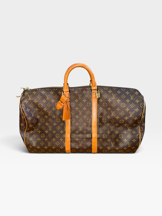 MONOGRAM LV (authentic) KEEPALL 50 DUFFLE BAG (ORG. $1440)