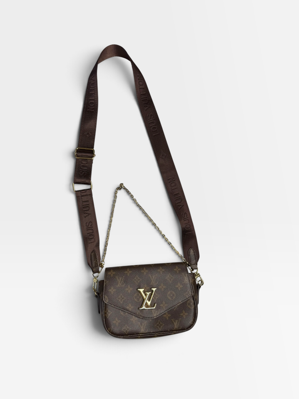 BROWN MONOGRAM LV PURSE (NOT AUTH)