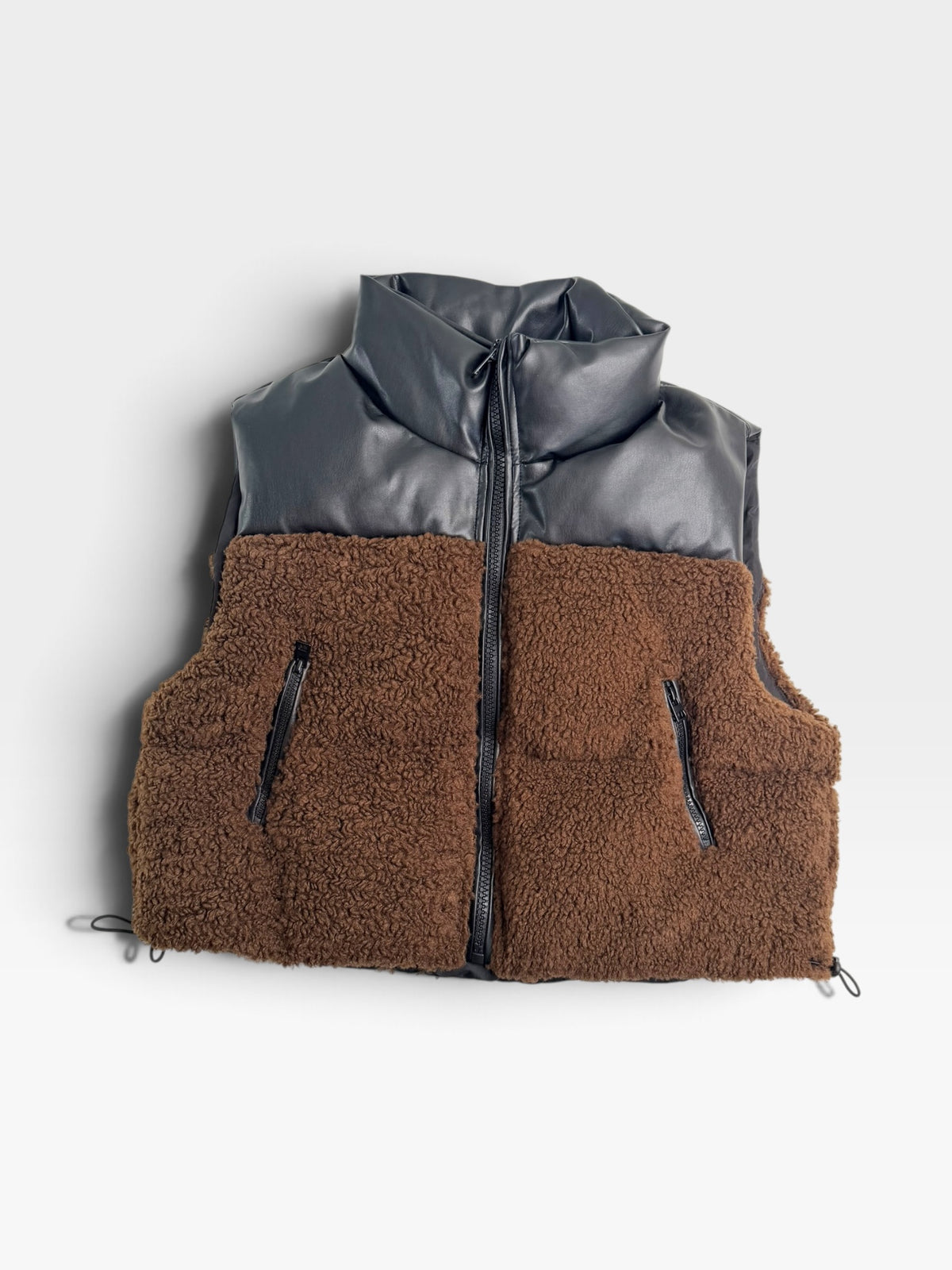 BROWN/BLACK HYFVE VEST (NWOT) M