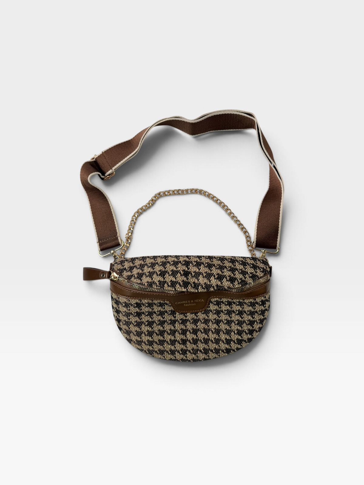 BLACK/BROWN CAHRES & HEKA CROSSBODY (NEW)