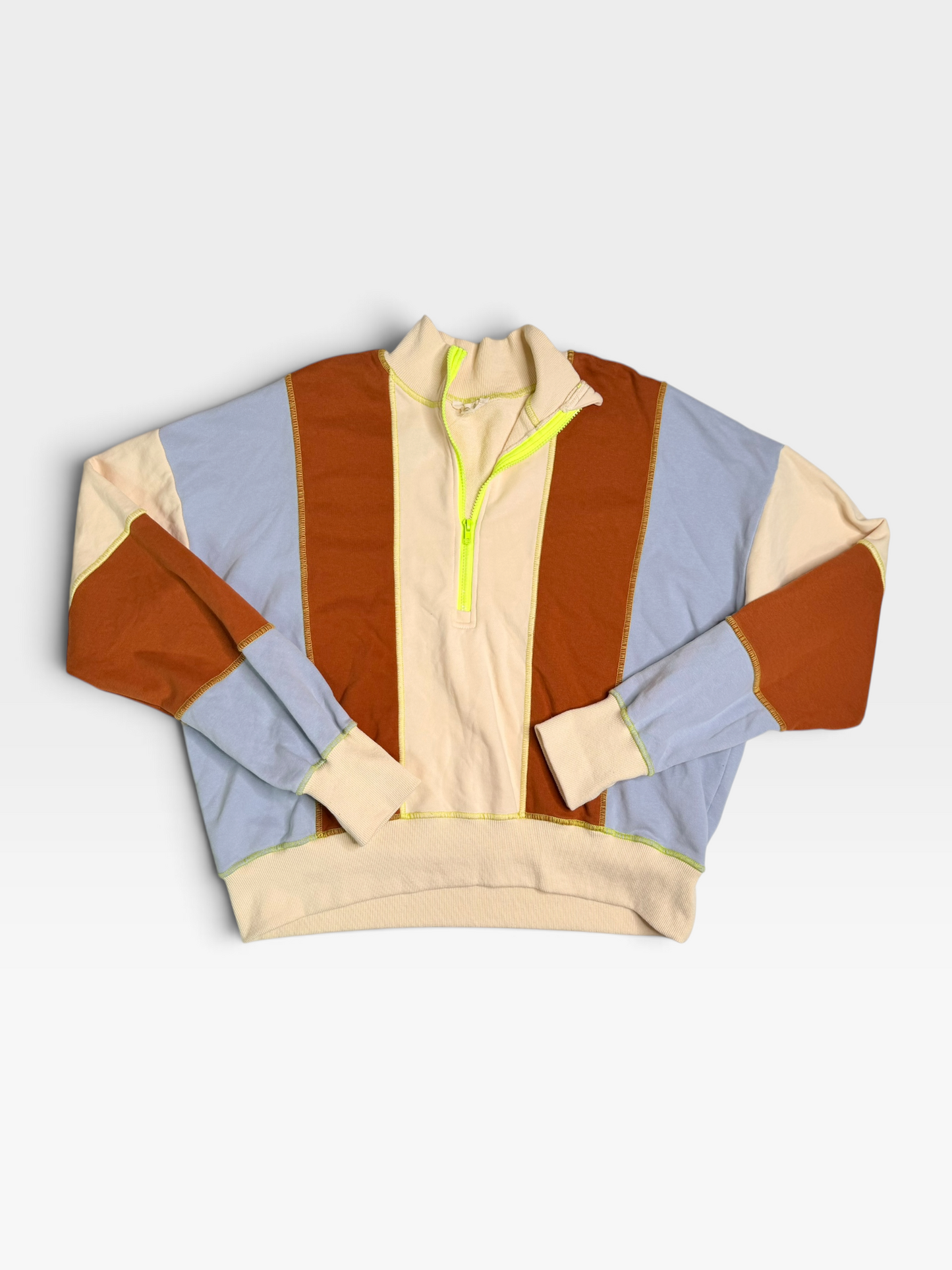 MULTI COLOR EASEL QUARTER ZIP PULL OVER M