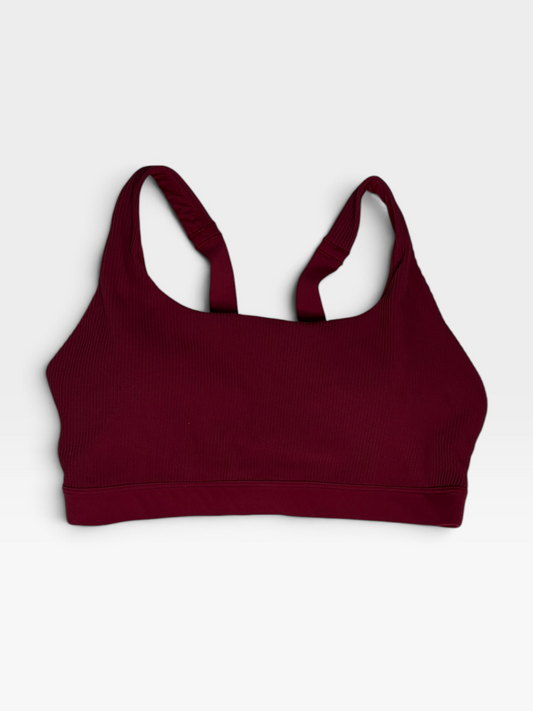 MAROON ATHLETA SPORT BRA M
