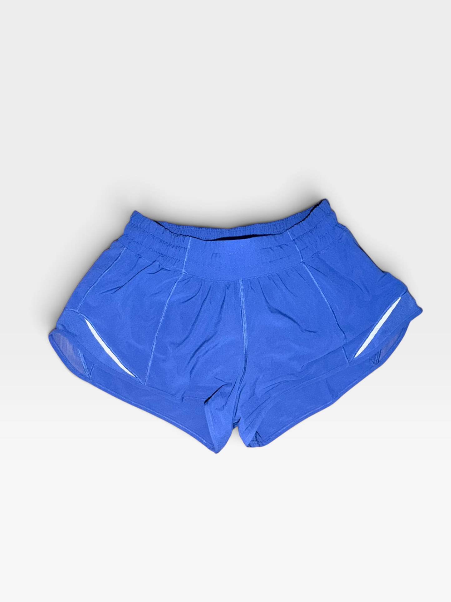BLUE LULULEMON SHORTS 6