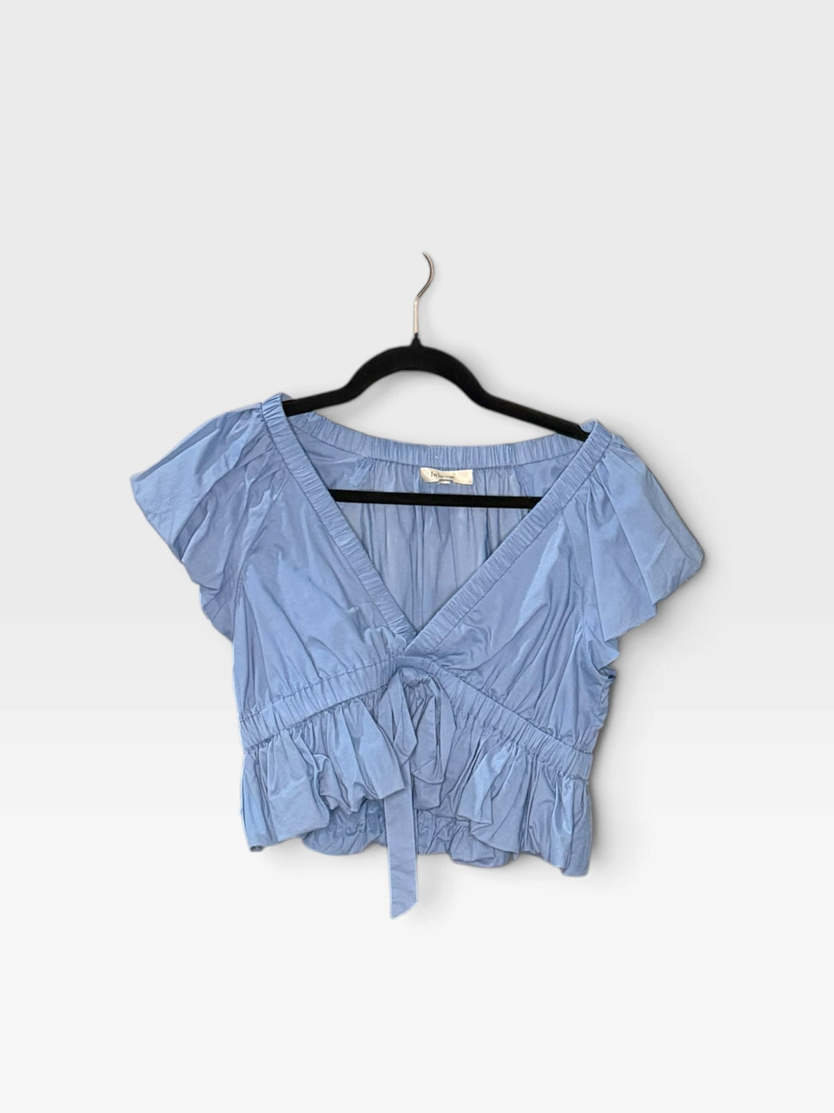 BLUE LA LAVON TOP (NWT) M