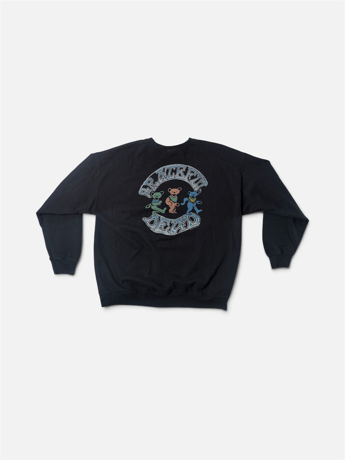 BLACK JUNK FOOD GRATEFUL DEAD PULLOVER L