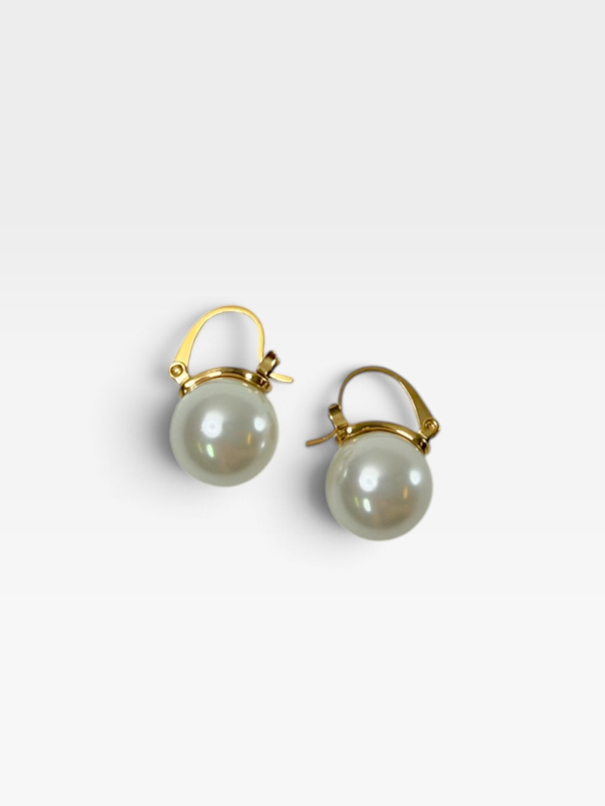 18K GOLD NON-TARNISH PEARL DROP EARRINGS