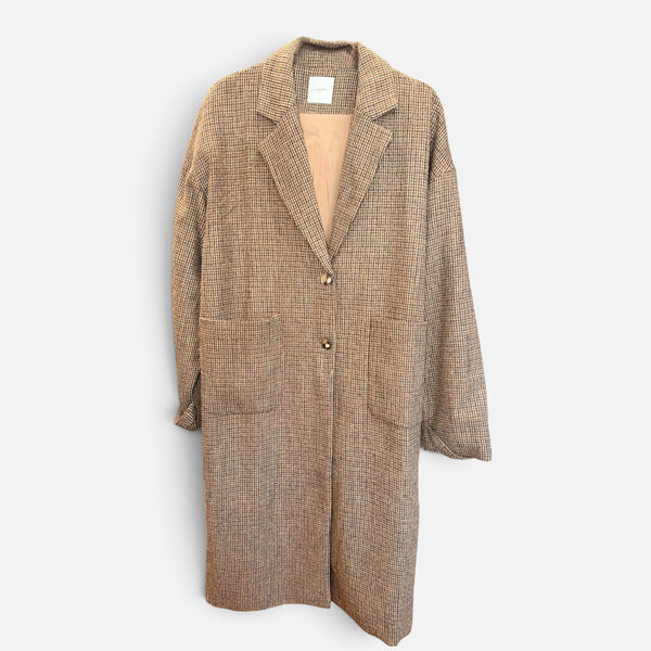BROWN TRENCH COAT L