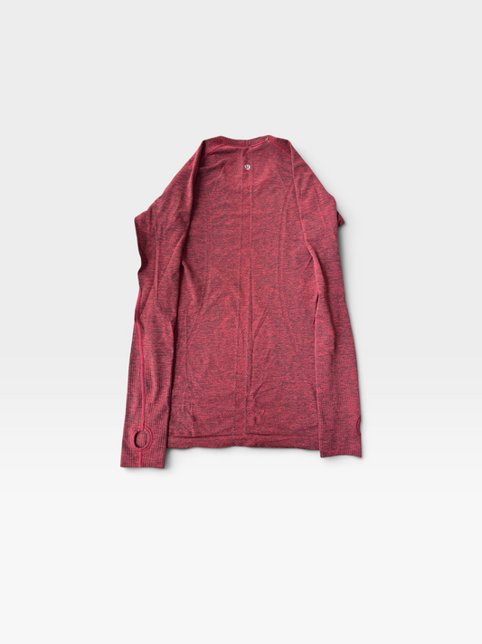 RED LULULEMON TOP 6