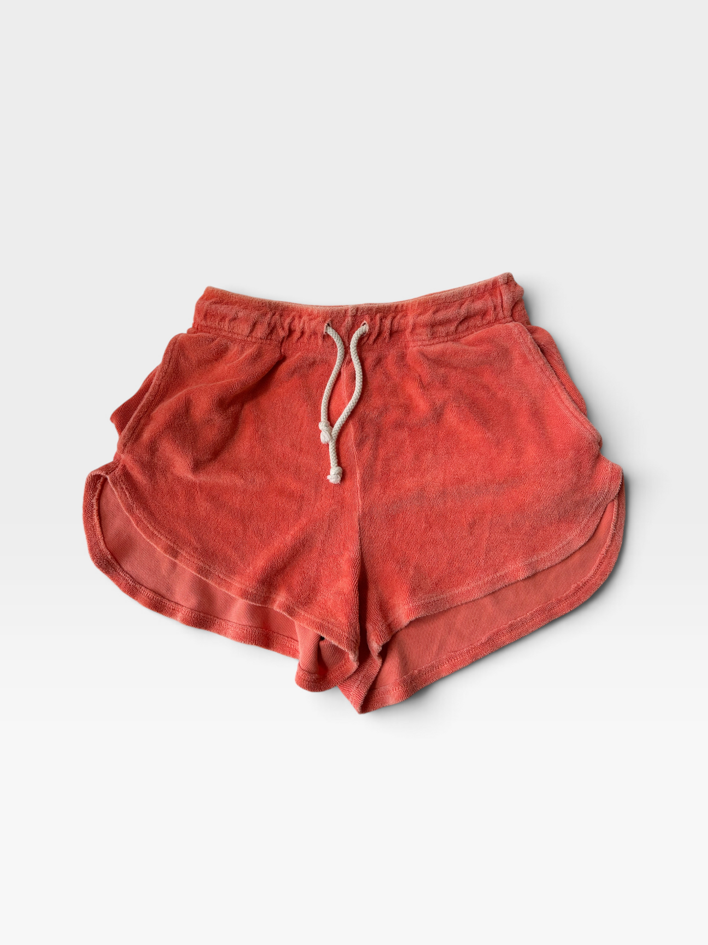 ORANGE PERFECTWHITEREE TERRYCLOTH SHORTS XS